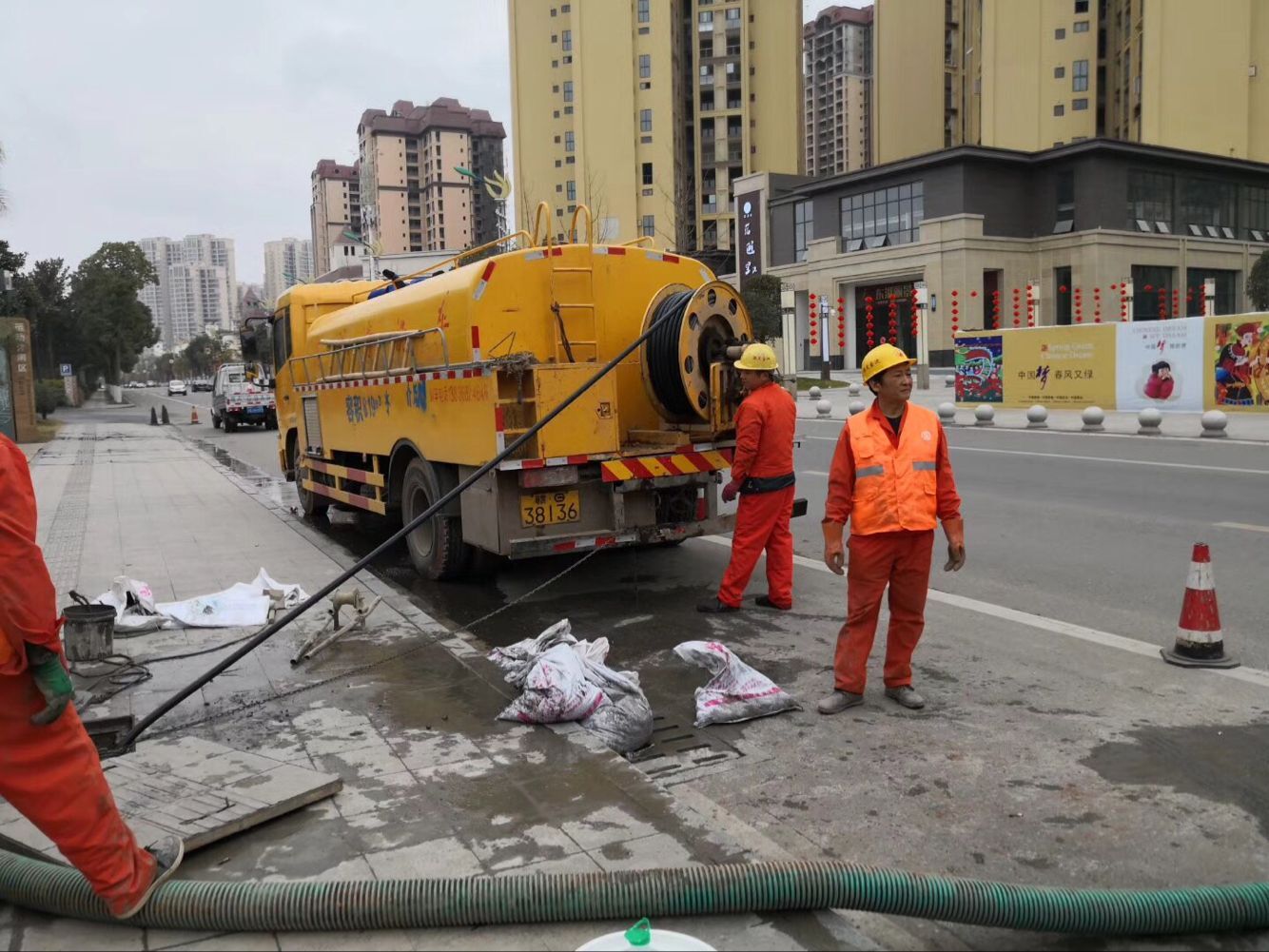 惠农排污管道清淤-管道清洗